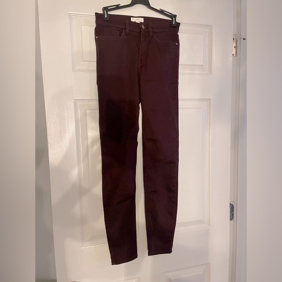H&M Denim - Burgundy Skinny Jeans - Bought in Budapest!